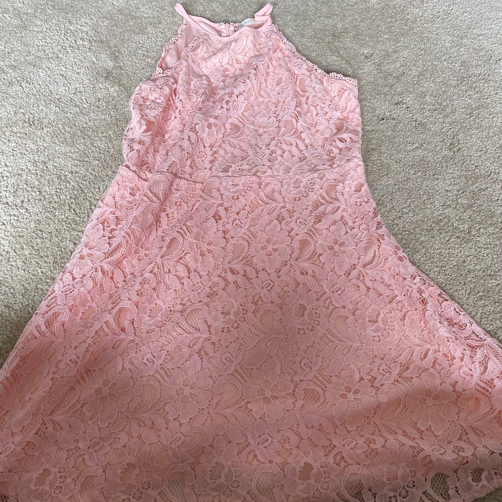 Altar’d State medium pink lace dress